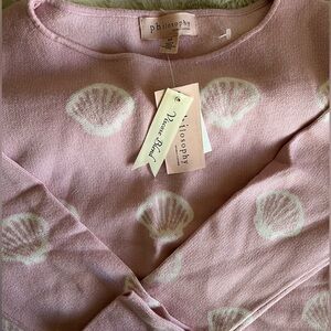 Women’s small Philosophy pink shell top